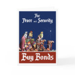For Peace and Security Buy Bonds cards