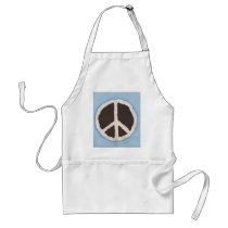 For peace chocolate cream peace pie apron