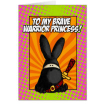 For Pediatric Cancer Patient - Girl Greeting Cards