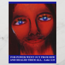 FOR POWER WENT OUT FROM HIM FLYER DESIGN