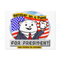 For President postcards by hamsteronapiano For President postcards
