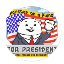 For President stickers by hamsteronapiano For President stickers