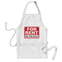 For Rent - By The Hour aprons