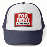 FOR RENT BY THE HOUR TRUCKER HAT