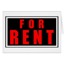 For Rent cards