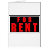 For Rent cards by CelebrationZazzle For Rent cards