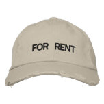 FOR RENT EMBROIDERED BASEBALL CAP