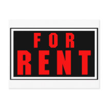 For Rent postcards by CelebrationZazzle For Rent postcards
