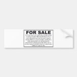 For Sale - Barack Obama's US Senate Seat Bumper Stickers