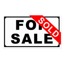 FOR SALE / SOLD sign Business Card Templates