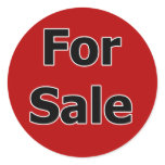 For Sale Stickers