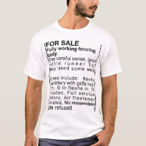 For Sale t-shirts