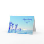 For Son, a peaceful water birthday card