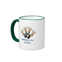 For The Birds Badminton Coffee Mug