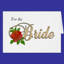 For The Bride (Blank Card) by RealPotential For The Bride (Blank Card)