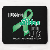 For The Cure - Liver Cancer Ribbon Mousepad
