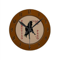 For the Glide of Your Life Peruvian Paso Wall Clocks