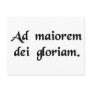 For the greater glory of God Postcards