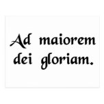 For the greater glory of God Postcards