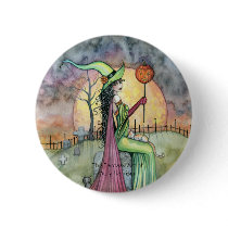 For the Love of Halloween Button Pin