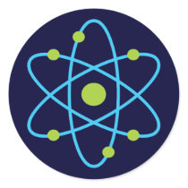 For The Love Of Science Atom Sticker