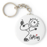 For the Love of Skating Tshirts and Gifts Keychain