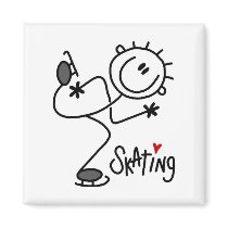 For the Love of Skating Tshirts and Gifts Magnets