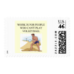 for the volleyball player postage stamp
