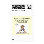 for the volleyball player stamp