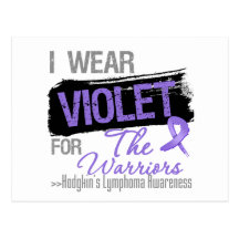For The Warriors - Hodgkins Lymphoma Ribbon Post Card