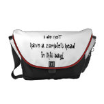 For the Zombie Hunter in your life! Courier Bags