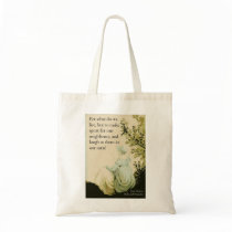For what do we live? tote bags
