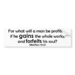 For What (white, version 2) Bumper Sticker