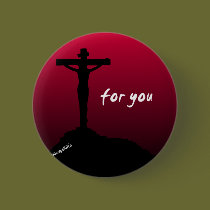"For You" Christian Button buttons