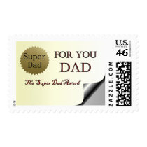 For You Dad Super Dad Award postage
