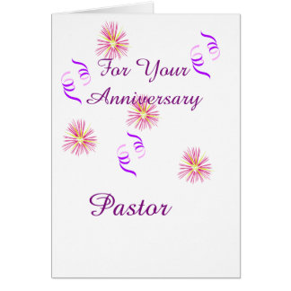 Anniversary For Pastor Cards | Zazzle