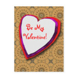 For your little girl's Valentine's card exchage Post Card