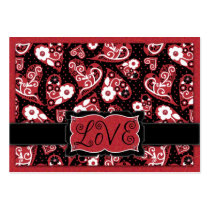 For Your Love Gift Tag Business Card Template