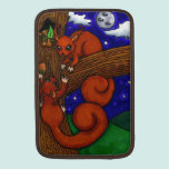 Foraging Red squirrels ipad sleeves