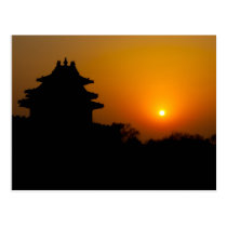 Forbidden City Sunset postcards