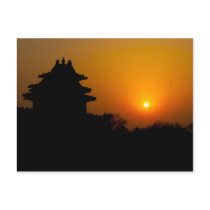 Forbidden City Sunset postcards