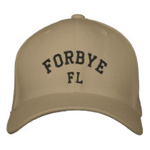 FORBYE, FL Hat Embroidered Hat