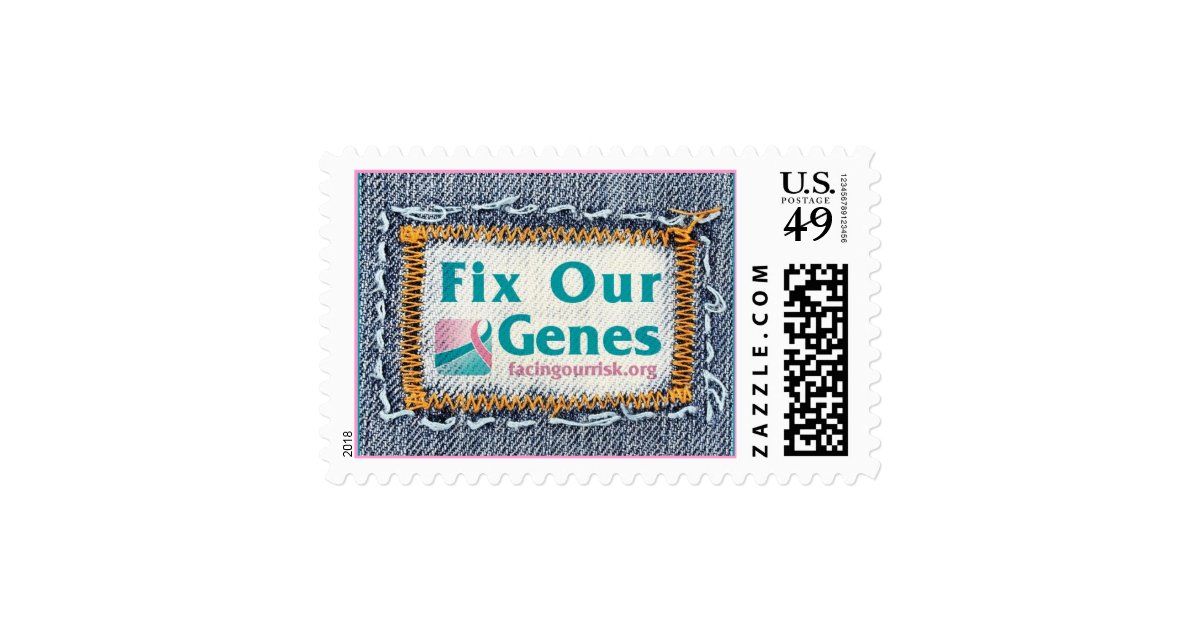 FORCE Fix Our Genes Postage Stamps Zazzle