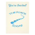 Force is Home Frisbee Custom Invitation