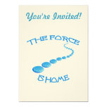 Force is Home Frisbee Custom Invitation