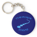Force is Home Frisbee Key Chains
