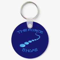 Force is Home Frisbee keychains by HappyDoggies Force is Home Frisbee keychains