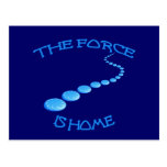 Force is Home Frisbee Post Cards