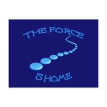 Force is Home Frisbee Post Cards