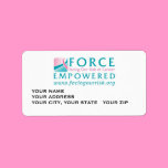 FORCE LOGO address label labels